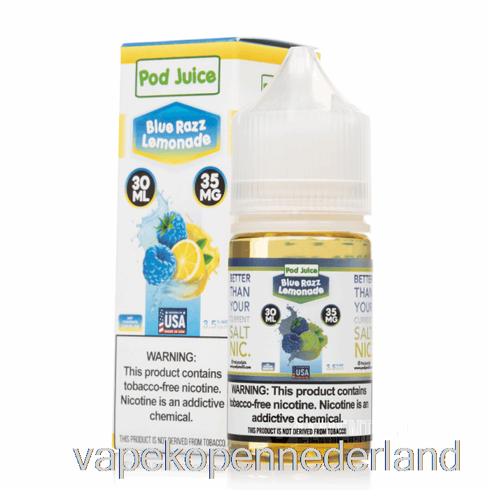 Elektronische Sigaret Vape Blue Razz Limonade - Peulensap - 30 Ml 35 Mg